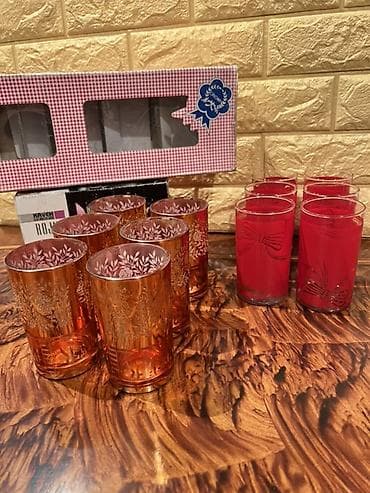 Stəkanlar, Şüşə, 12 ədədli dəst