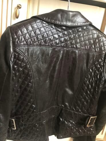 zara gödəkçə: Deri kurtkadi, quzu derisidir, sergi malidir, cox ela veziyyetdedir — 2