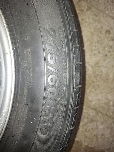 təkər 16 c: Satılır: təkər və damalı polad disk komplekti - Ölçü: 215/60 R16 (şin — 3