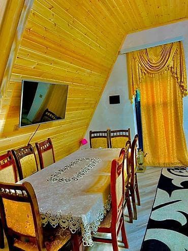qara qarayev m: Kirayə üçün taxta interyerli komfortlu A-frame tipli təmizlikli ev — 6