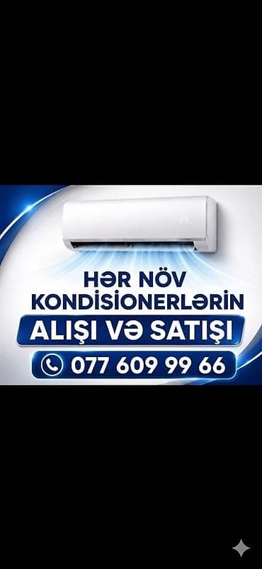 Məhsul/xidmət: Kondisionerlərin alışı və satışı Təsvir: - Divar tipli