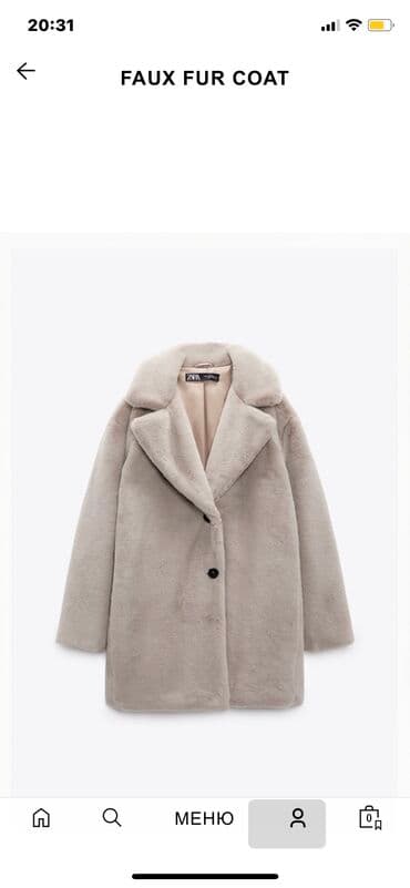 дубленка новая натуральная: Zara Suni Kurk, 1-2 defe geyilib razmer duz gelmediyinucun satilir Xs — 4