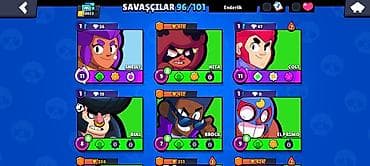 xadimə iş: Brawl Stars hesabı – yüksək səviyyəli profil - Kupa yolu: 63,652 - — 2