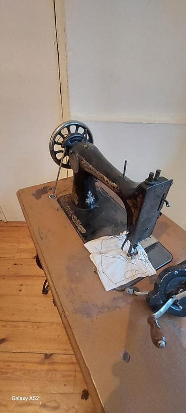 məişət texnikası: 🧵 Antik Singer tikiş maşını – 1916-cı il istehsalı | Orijinal | İşlək — 2