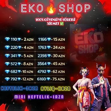 EKO SHOP – bütün oyun xidmətləri🔰

100% güvənli və sürətli xidmət