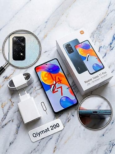 redmi note 7 adapter: Xiaomi 11T Pro, 128 GB, rəng - Mavi, 
 Qırıq — 1