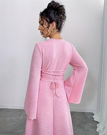 mango don: Pudra-çəhrayı rəngdə qadın paltarı,hem s hem m bedene olar .yenidir - — 2