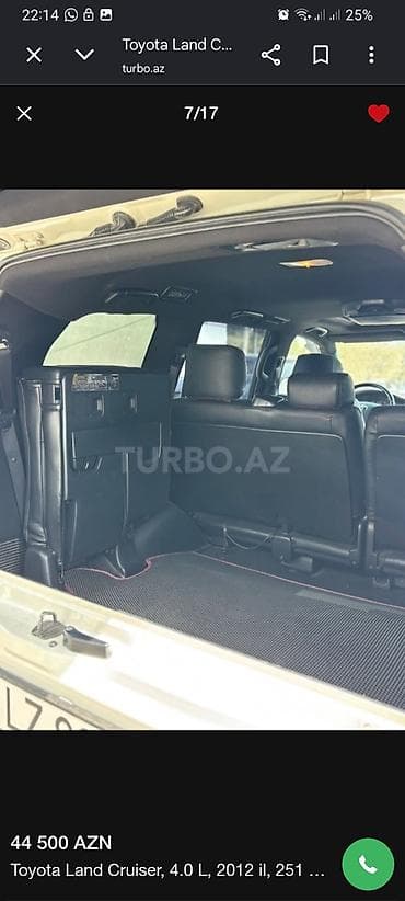 luaz satilir: Toyota Land Cruiser: 4 l | 2012 il Ofrouder/SUV — 7