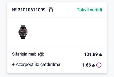 smart saatlar: İşlənmiş, Smart saat, Mibro, Аnti-lost, rəng - Qara — 4