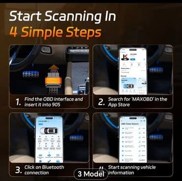 masin ucun bluetooth: KONNWEI MAXOBD – Bluetooth 5.2 OBDII diaqnostika adapteri - iOS və — 4