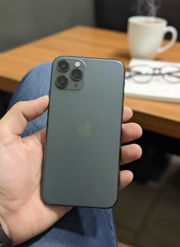 iphone xacmaz: IPhone 11 Pro, 256 GB, Matte Midnight Green — 1