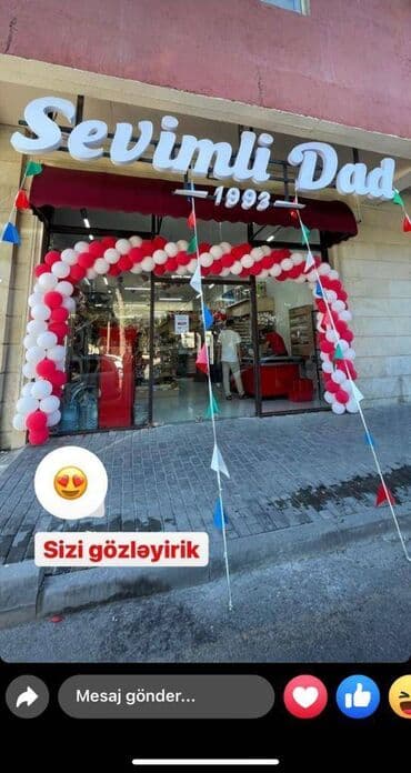 qurtuluş 93 obyekt satilir: Əhmədli metrosunun yaxınlığında 116 kv.m sahəsi olan,obyekt ərzaq — 5