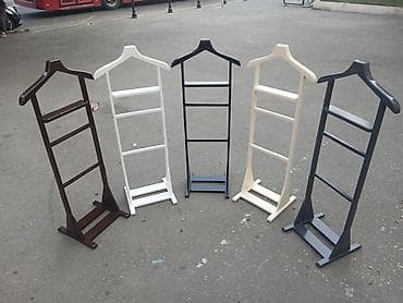 Asılqanlar: Taxta paltar asılqanı/Tekbasli - Material: MDF - Forma: ev damı — 4
