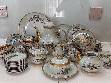 Çay dəsti, rəng - Ağ, Farfor lalafo.az -da Çay dəsti, rəng - Ağ, Farfor