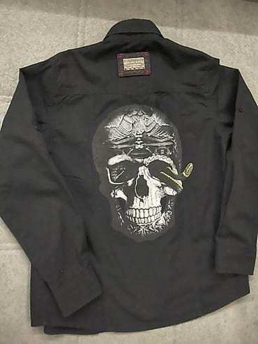 Bayram kostyumları: Philipp Plein Junior geyim dəsti - Qara bomber üslublu üst geyim: ön — 4