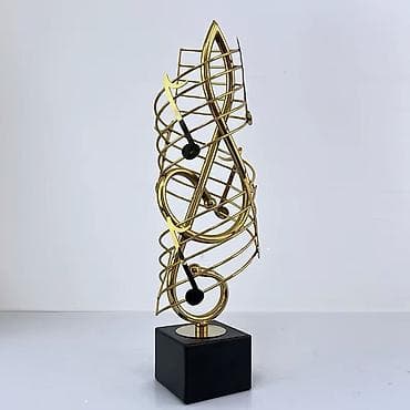 Картины и портреты: Фигура, Металл, цвет - Золотой — 2