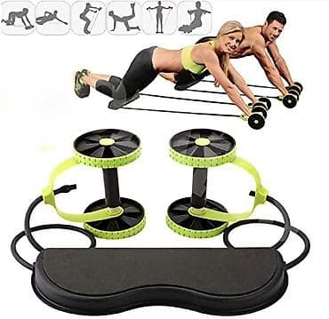 İdman və istirahət: AB Roller Resistance Bandli Fitness Seti Məhsul təsviri: - Evdə və — 10