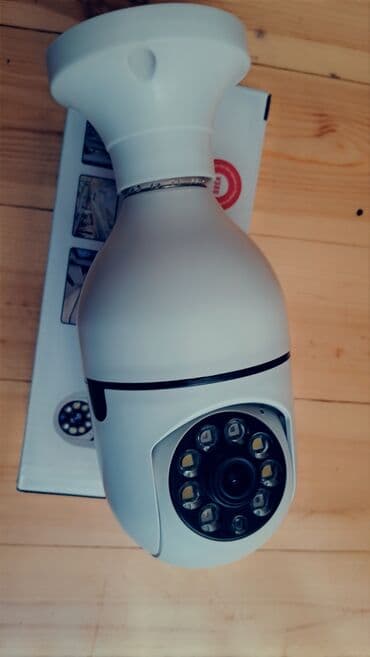 uşaq izleme kamerasi: V380 modeli ilə təchiz edilmiş bu ağ rəngli ağıllı şəbəkə kamerası — 3