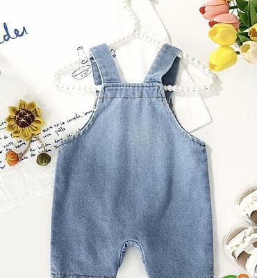 cins salvar: Uşaq üçün cins kombinezon - Material: yumşaq, nazik denim (cins) - — 2
