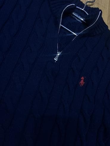 şortik kişi: Sviter, Ralph Lauren, 2XL, rəng - Göy — 2