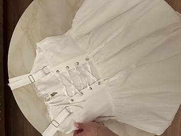 kupalnik mini: Brend: SHEIN MOD Model: Ağ mini don - Üslub: korset effektli — 2