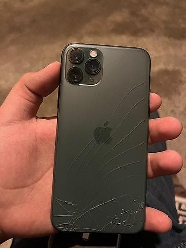 2 ci el tv: IPhone 11 Pro, 256 GB, Matte Midnight Green, Face ID — 1