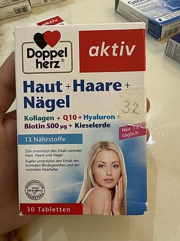 Doppelherz aktiv – Haut + Haare + Nägel vitamini və mineral kompleksi