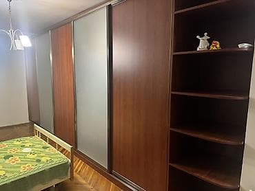 dolap: 4 qapılı, Qəhvəyi, Digər material, Kupe, Düz dolab — 1
