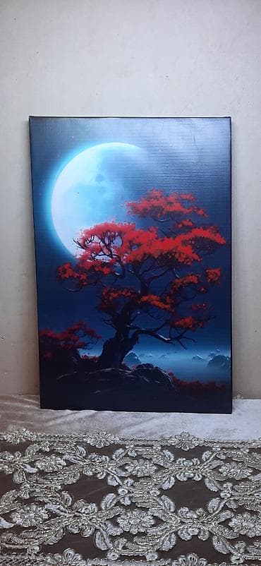 ev ucun aboy sekilleri: Divar üçün dekorativ rəsm tabloları - Növ: (canvas print) - Süjetlər — 1