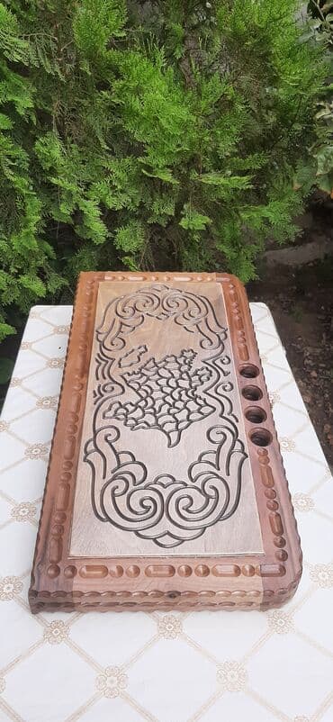 каркасные бассейны в баку: Taxta oyma nərd-taxta dəstləri - Material: tam ağacdan hazırlanmış — 17