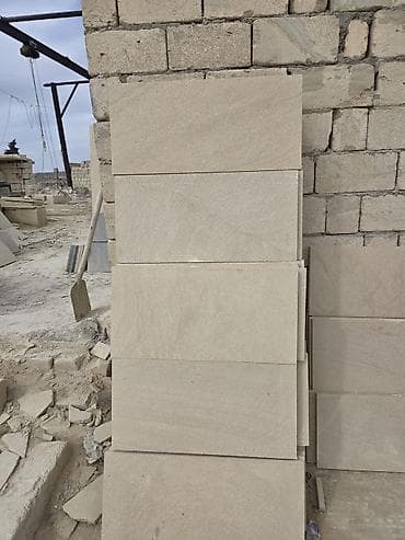 təbii dash: Təbii daş plitələr – fasad və döşəmə üçün Məhsul: kəsilmiş təbii daş — 4