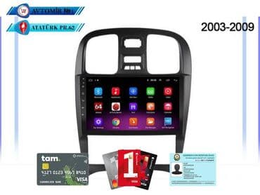 şit üstü monitor: Hyundai Sonata 03-09 Android Monitor DVD-monitor ve android monitor — 2