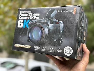 hdmi to av: Blackmagic 6K pro 1 dəfə test üçün istifadə olunub təzə kimi karopkası — 5