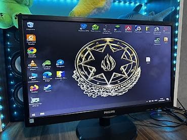 ps3 hard disk: Philips 223V LED monitor - Ekran diaqonalı: 21.5–22 düym (seriyada — 2