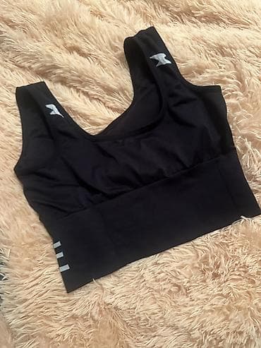 alt pal: Qadınlar üçün idman brası – GYM.MIUNT - Rəng: qara - Modellə bağlı — 2