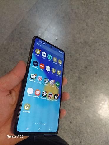 samsung tab a sm 515: Samsung Galaxy A52, rəng - Qara, Barmaq izi — 2