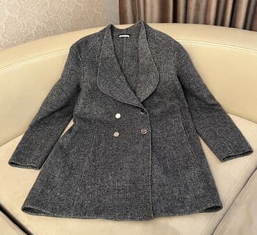 пальто зимнее: Пальто, Liu Jo, L, цвет - Серый — 1