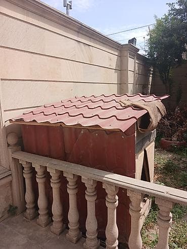 yeke itler: It həyətyanı sahə üçün böyük ölçülü it evi - Material: taxta karkas — 2