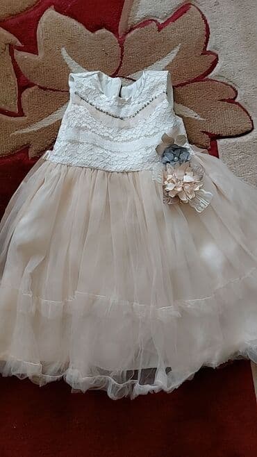 şifon don: 6_7yas qiz uwaqi ucun prenses donu. tepteze qalib, 30m alinib 2 defe — 1