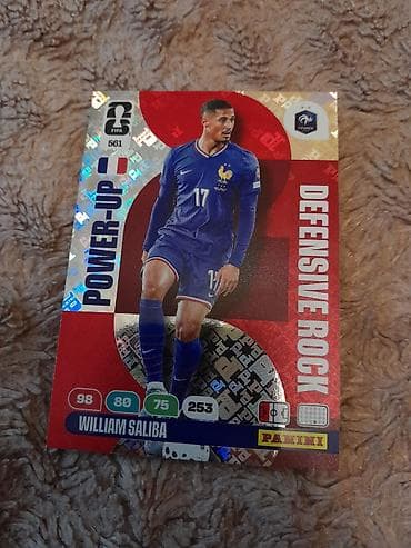 Panini futbol kolleksiya kartı – William Saliba (Fransa milli — 1