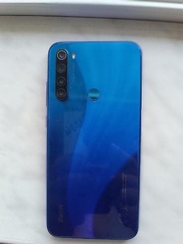 Məhsul: Xiaomi Redmi (Blue) - Arxa panel: parlaq mavi rəng, ortada