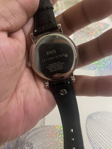 saatdar: İşlənmiş, Qol saatı, Romanson, rəng - Qara — 3