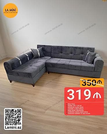 divan kunc: Künc divan, Açılan, Bazalı, Şəhərdaxili pulsuz çatdırılma — 1