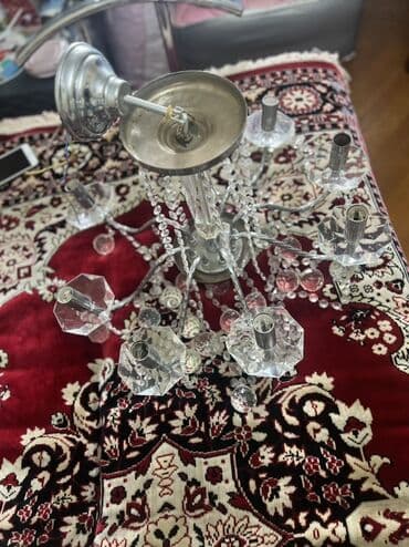 rəngli lampalar: Çılçıraq, 6 lampa, Xrustal — 1