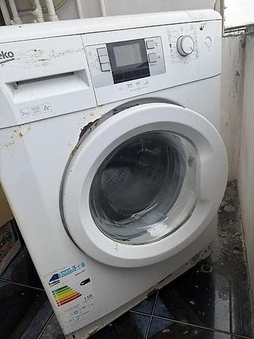 Paltaryuyan maşın Beko, 5 kq, Təmirə ehtiyacı var, Avtomat, Qurutmasız, Kredit yoxdur, Ünvandan götürmə