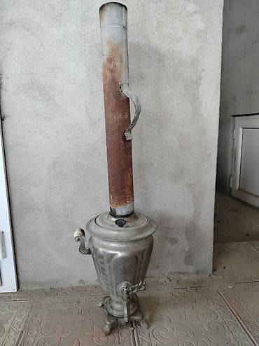 notebook core 2: 2 l Klassik kömür/odunla işləyən samovar - Material: metal (qalın — 1