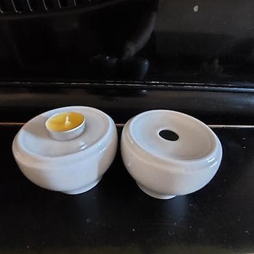 guzgu samdan: Şamdan ag reng her iki teretin istifade etmek olur. arxasina uzun şam — 5