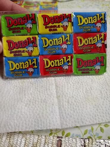 konfet: Məhsul: Donald Bubble Gum – saqqız Təsvir: - Klassik “Donald Bubble — 4