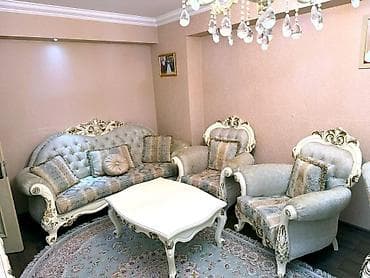 İşlənmiş, Divan, Jurnal masası, 2 kreslo