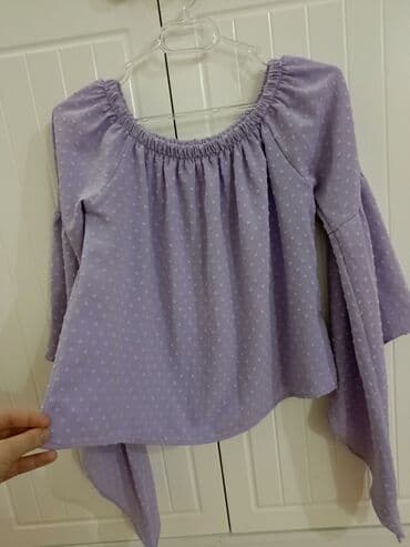 qadin kostyumlari modelleri: 👚Bənövşəyi rəngdə qadın bluzu ⭐ Yenidir, Türkiyədən alınıb - Model — 8